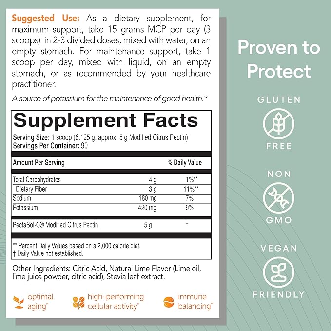 Pectasol Modified Citrus Pectin Lime Infusion Powder