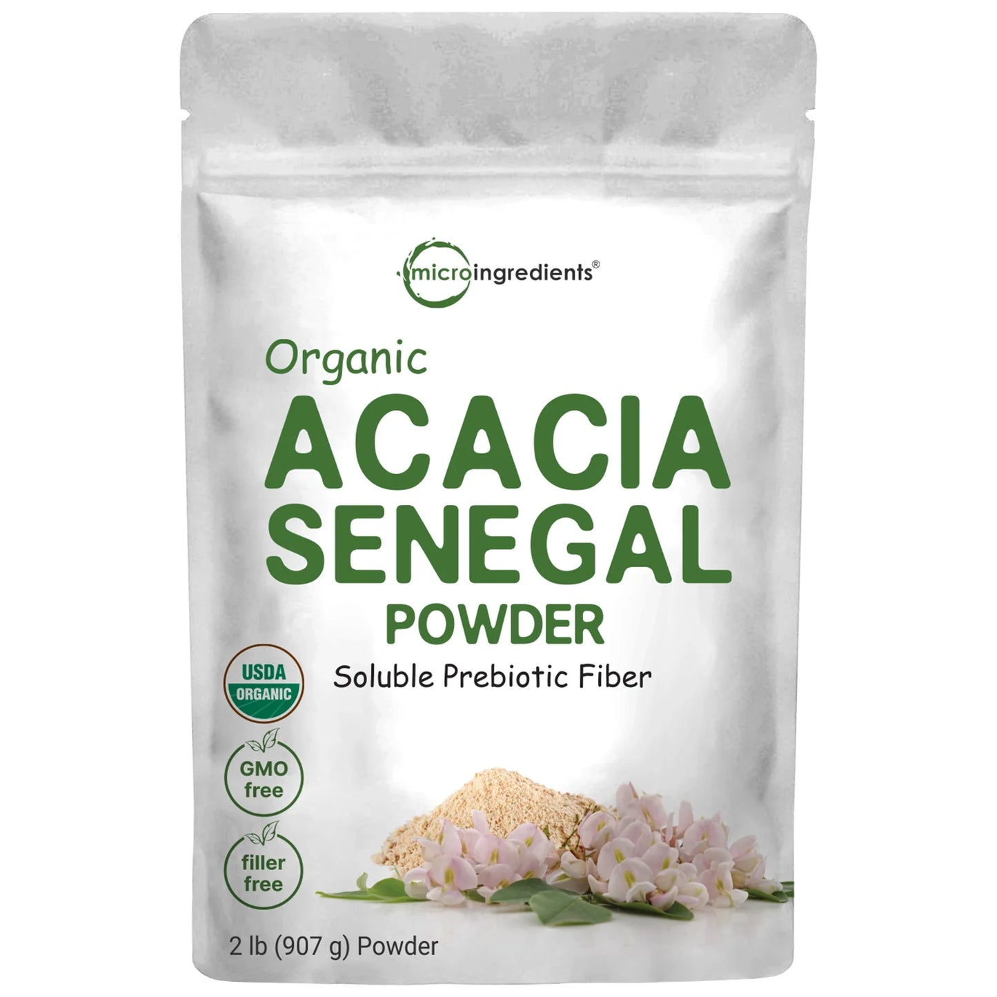 Organic Acacia Senegal Fiber Powder