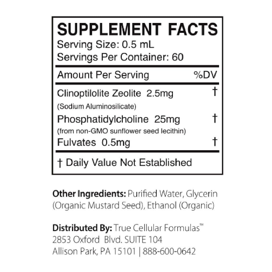 CytoDetox® Liposomal Zeolite Clinoptilolite with Fulvates