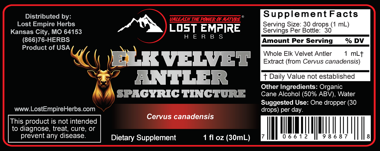 Elk Antler Spagyric Tincture