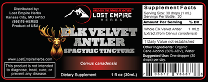 Elk Antler Spagyric Tincture