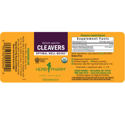 Cleavers Extract 4 oz