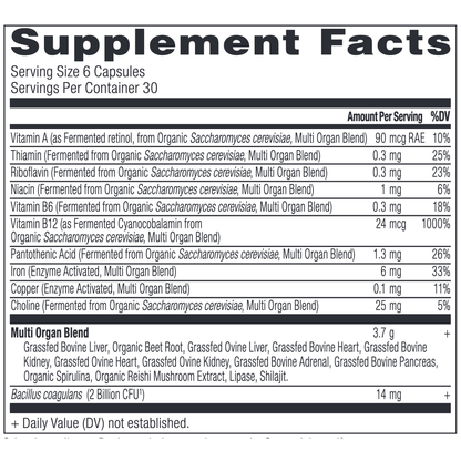 Organs Blend - Ancient Nutrition