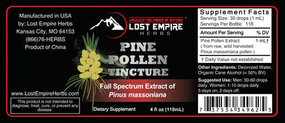 Pine Pollen Tincture (4 fl oz)