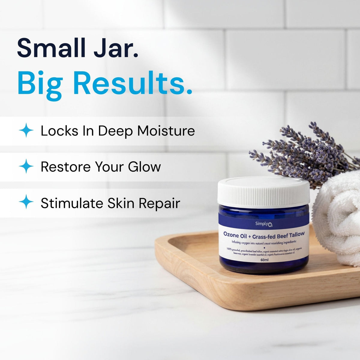Beef Tallow + Ozone Oil Balm