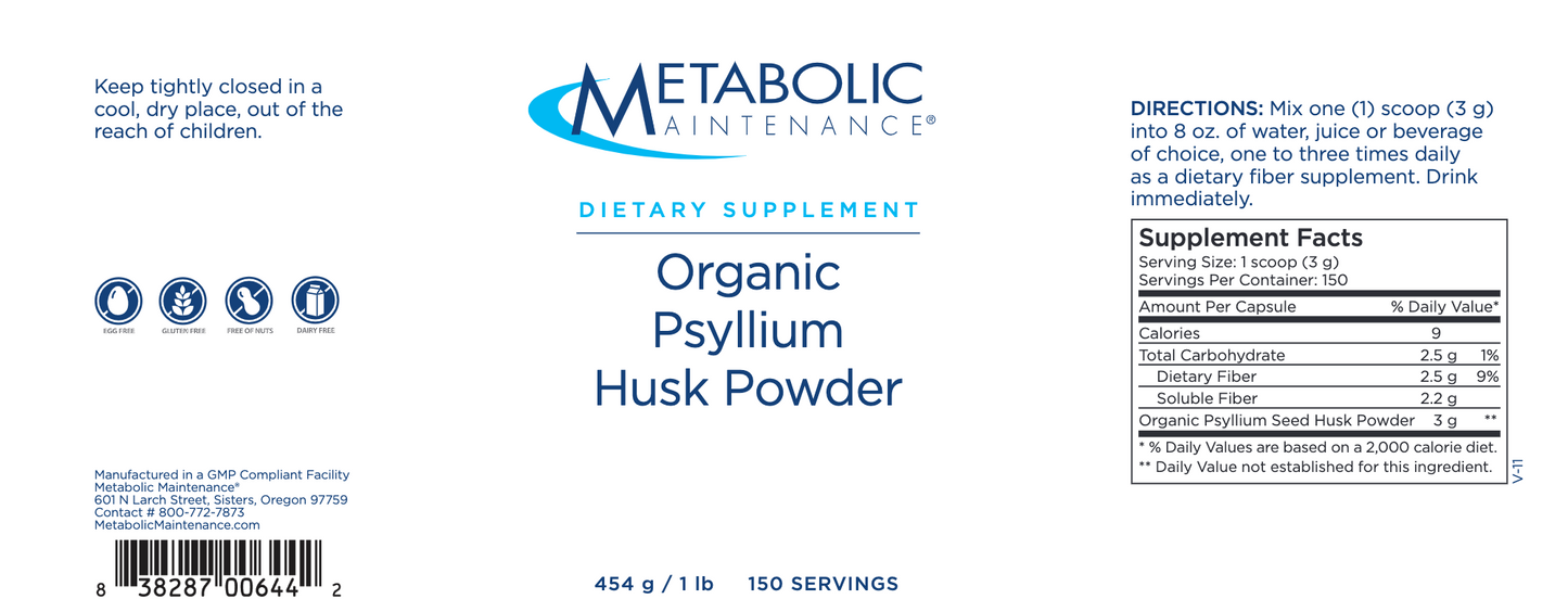 Organic Psyllium Husk Powder