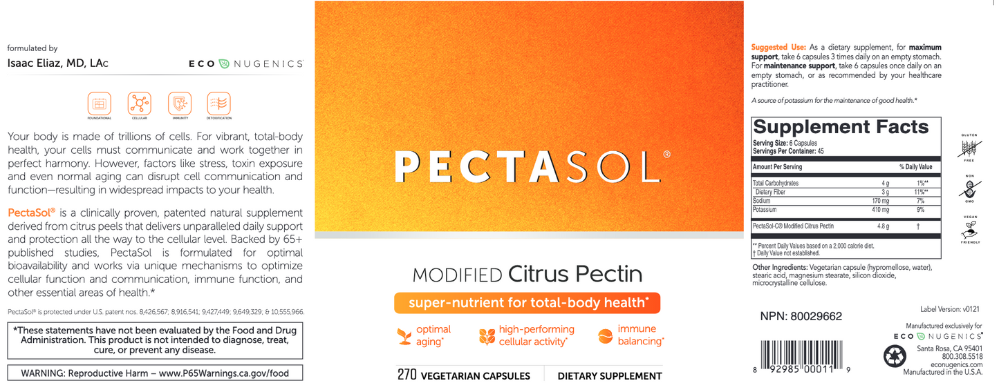 PectaSol Modified Citrus Pectin Capsules