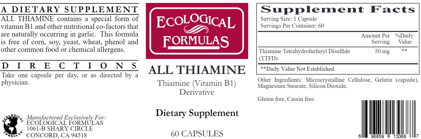 All Thiamine 50 mg