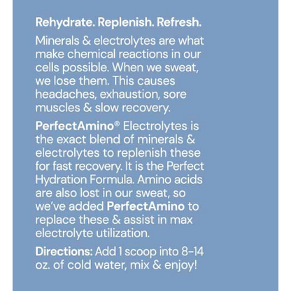 PerfectAmino® Electrolytes - Mixed Berry - 30 Servings