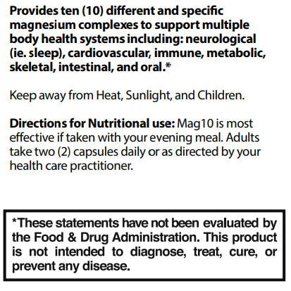 Mg10X™ Multi-System Magnesium