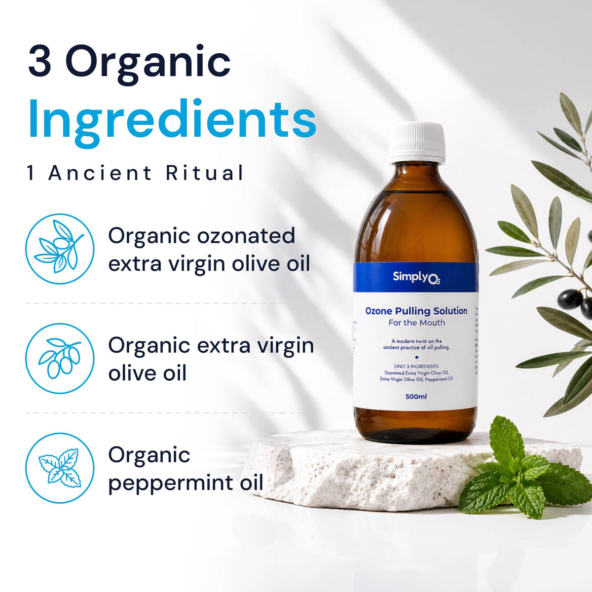 Ozone Oil Pulling Solution