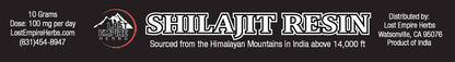 Shilajit Resin